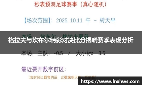 格拉夫与坎布尔精彩对决比分揭晓赛季表现分析